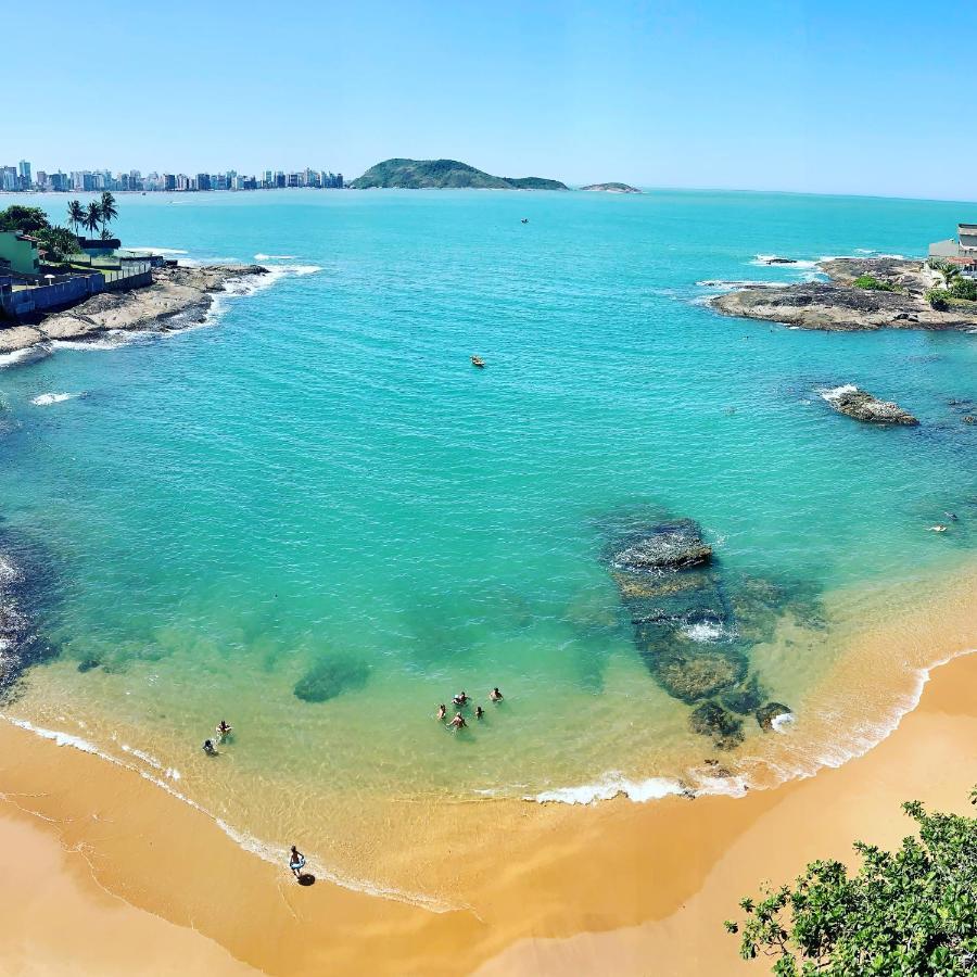 Apartamento Vista Do Mar, Pe Na Areia E Aguas Tranquilas, No Cento De Guarapari Eksteriør billede