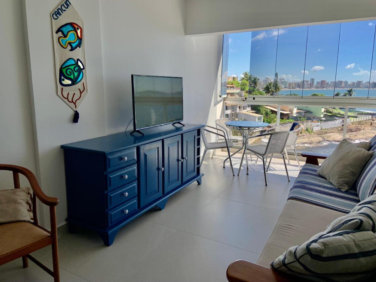 Apartamento Vista Do Mar, Pe Na Areia E Aguas Tranquilas, No Cento De Guarapari Eksteriør billede